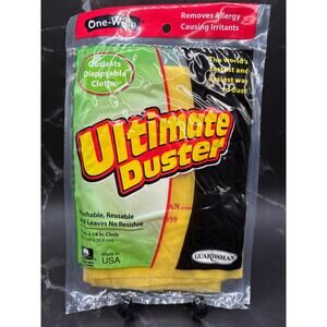 Guardsman One-Wipe Ultimate Duster Yellow Cotton Cloth 14x18 Vintage USA NEW